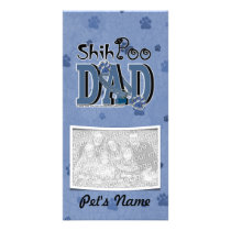 ShihPoo DAD Custom Photo Card