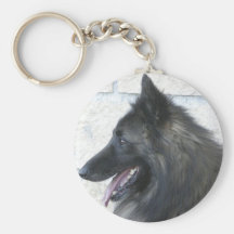 Shiloh Shepherd Profile Keychain