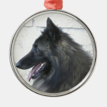 Shiloh Shepherd Profile Ornament