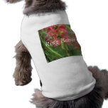Shimmering bottlebrush dog tee