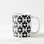 Shimmering Glam Mug, Black and White