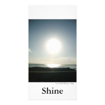 Shine Greeting Card Photo Card Template