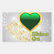 Shine On Libya Rectangular Sticker