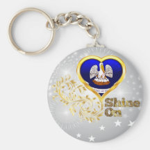 Shine On Louisiana Key Chain
