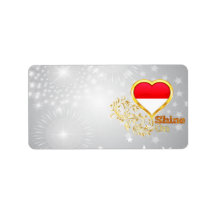 Shine On Monaco Address Label