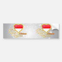 Shine On Singapore Bumper Sticker