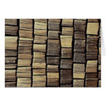 Shingle tiles pattern greeting card