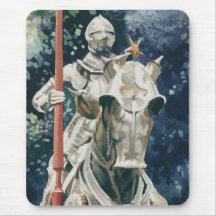 "Shining Armour" Knight Watercolor Mousepads