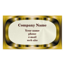 Shining Gold ~ biz card Business Card Templates