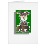 Shining Nose Greeting Card