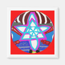 Shining STAR -  Karuna Reiki NOSA Fridge Magnets