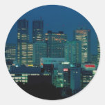 Shinjuku skyline at dusk, Tokyo, Japan Sticker