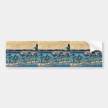 Shinobazu pond by Andō, Hiroshige Ukiyo-e. Bumper Stickers