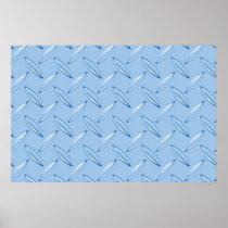 shiny blue diamond plate textured