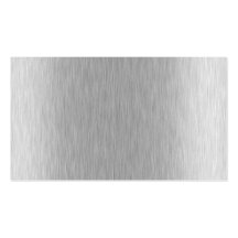 shiny brushed aluminum business card