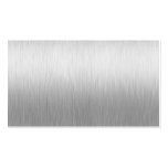 shiny brushed aluminum business card