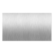 shiny brushed aluminum business card