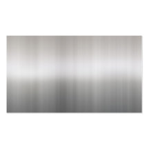 shiny brushed aluminum business card