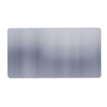 Shiny Brushed Aluminum Textured Personalized Shipping Labels