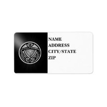 'Shiny Eagle' Address Label