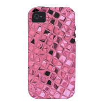 Shiny Metallic Girly Pink Diamond Sissy Sassy iPhone 4/4S Case