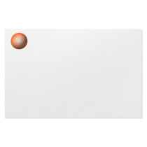 Shiny orange ball simple design graphic image
