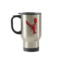 Shiny Red Lobster Mug