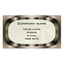 Shiny Steel ~ biz card Business Card Template