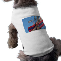 Ship Masts at Historic Jamestowne Pet T Shirt