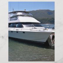 Ship on Beach with mountain in background Custom Flyer