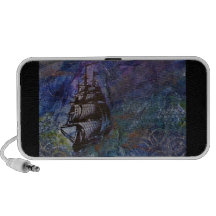 Ship Sailing at Night Speaker