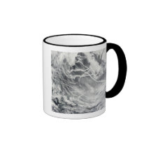 Ship tracks in the Pacific Ocean Mugs