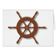 Ship wheel cards