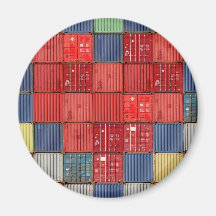 Shipping Container Heart Fridge Magnet