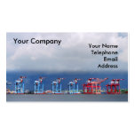 Shipping Cranes and Containers Business Cards