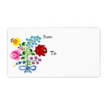 Shipping Label - Hungarian Embroidery