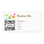 Shipping Label Template Beachside Bar