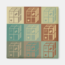 Shipping Pop Art Magnets