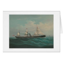 Shipping Vessel- The City of Rio de Janeiro (1260) Card