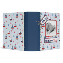 Ships Ahoy! 2 in Baby Album Binders