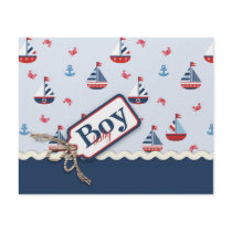 Ships Ahoy! Advice Card Personalized Flyer