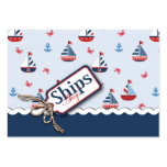 Ships Ahoy! Gift Tag 2 business cards