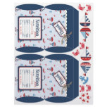 Ships Ahoy! Mini Puff Box Template Flyers