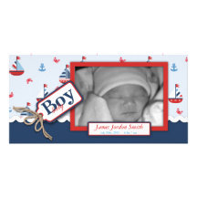 Ships Ahoy! Photo Card