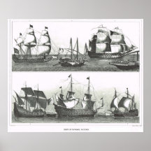 Ships of several nations posters