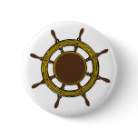 Ship's Wheel Pinback Buttons