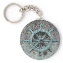 ShipWheel051709 Keychain
