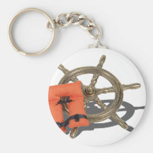 ShipWheelLifeVest082612.png Key Chain