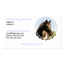 Shire Draught   Horse Business Card