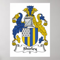 Shirley Family Crest Posters